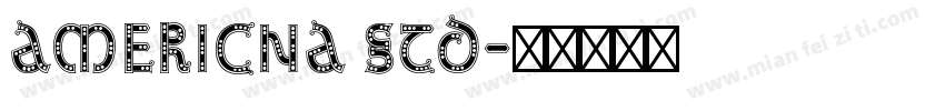 Americna std字体转换